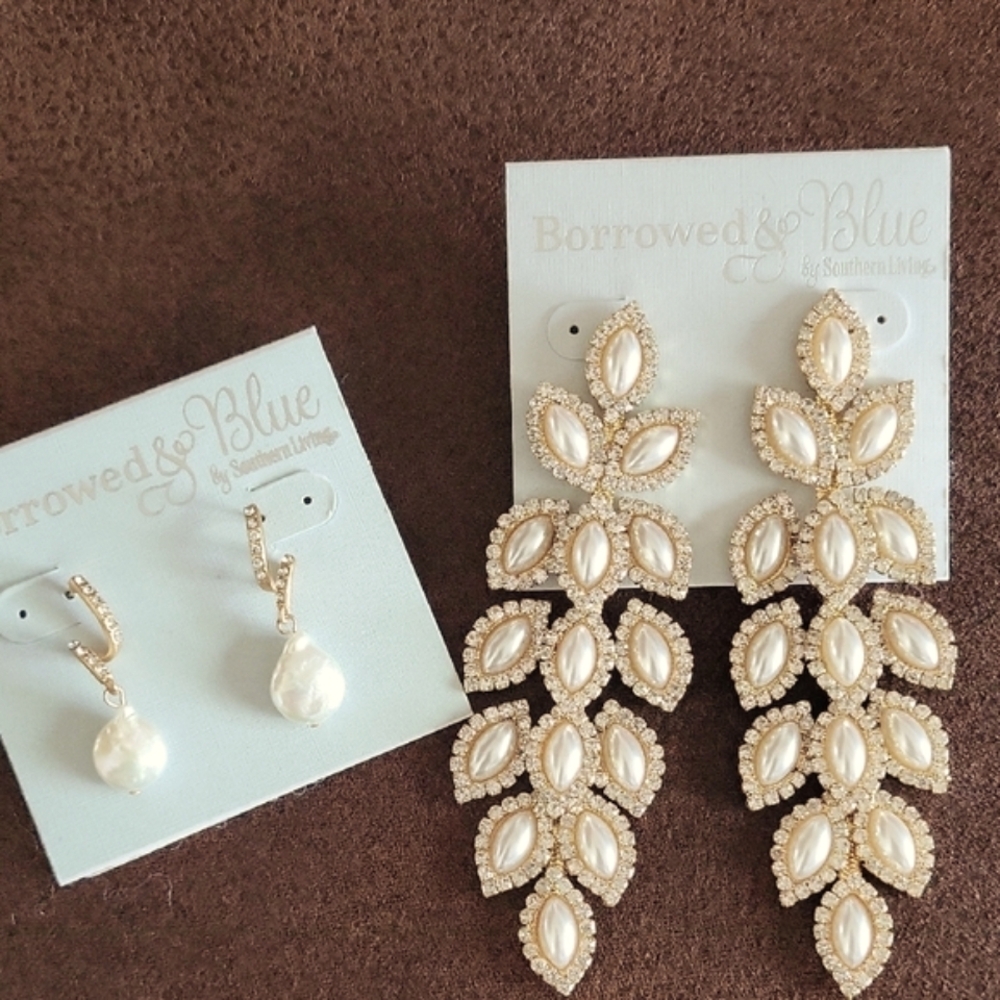 Borrowed & Blue Southern Living Pearl Earrings Bundle - Picture 1 of 13